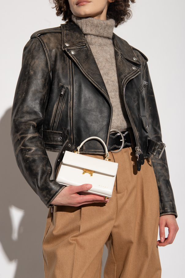 Familiar crocodile pouch bag - leather handbags, designer, Women's 